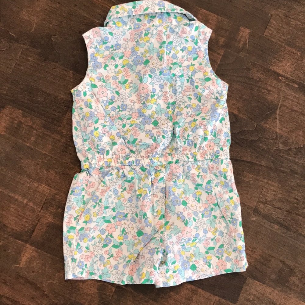 Carter’s floral sleeveless romper - size 3 months - Picture 4 of 5